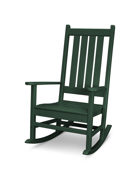 POLYWOOD Vineyard Porch Rocking Chair in Green