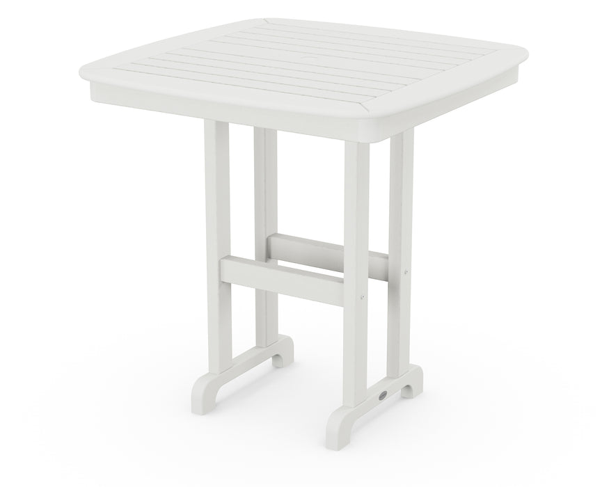 POLYWOOD Nautical 37" Counter Table in Vintage White