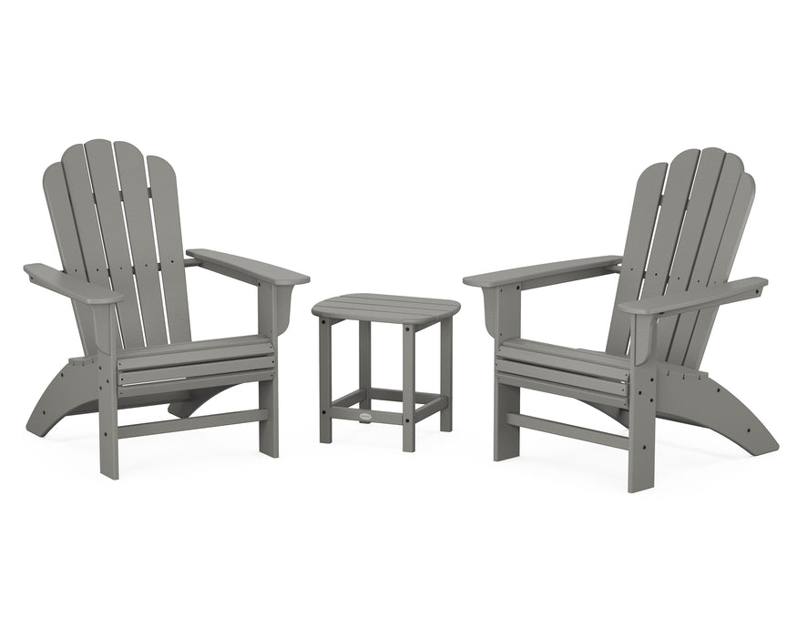 Country Living Country Living Curveback Adirondack Chair 3-Piece Set in Slate Grey image