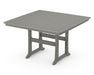 POLYWOOD Nautical Trestle 59" Counter Table in Slate Grey image