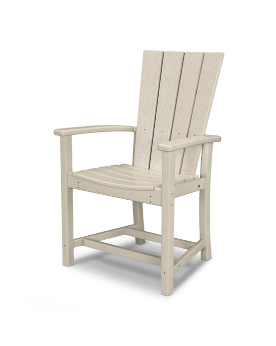POLYWOOD Quattro Upright Adirondack Chair in Sand