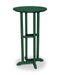 POLYWOOD 24" Round  Farmhouse Bar Bistro Table in Green image