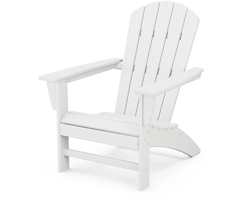 POLYWOOD Nautical Adirondack Chair in White image