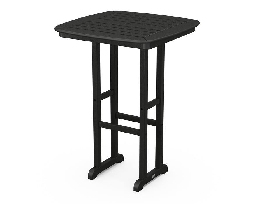 POLYWOOD Nautical 31" Bar Table in Black