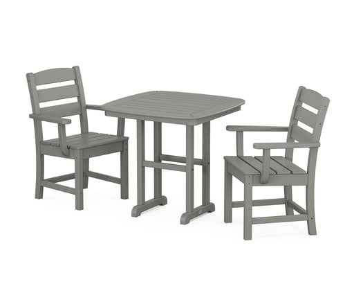 POLYWOOD Lakeside 3-Piece Dining Set in Slate Grey image