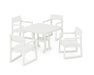 POLYWOOD EDGE 5-Piece Dining Set in Vintage White image