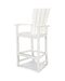 POLYWOOD Quattro Adirondack Bar Chair in White image