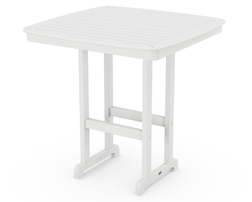 POLYWOOD Nautical 44" Bar Table in White image