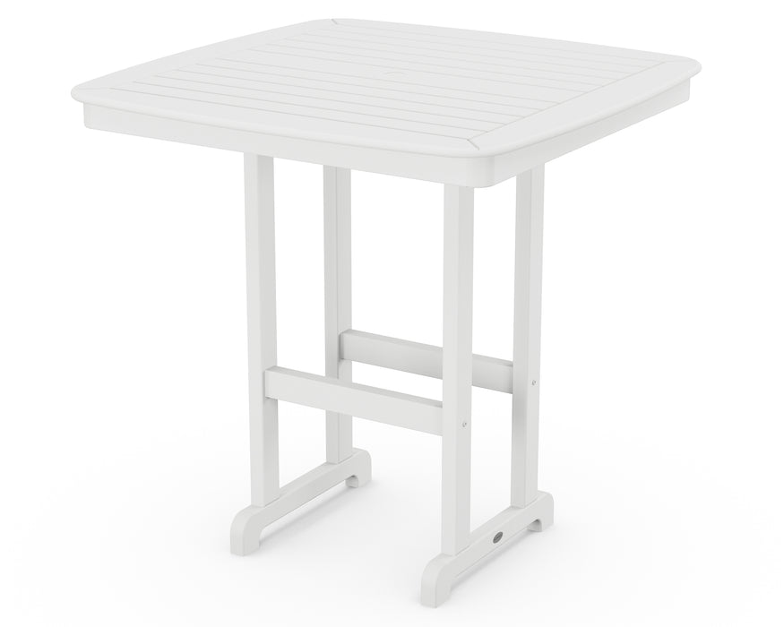 POLYWOOD Nautical 44" Bar Table in White image