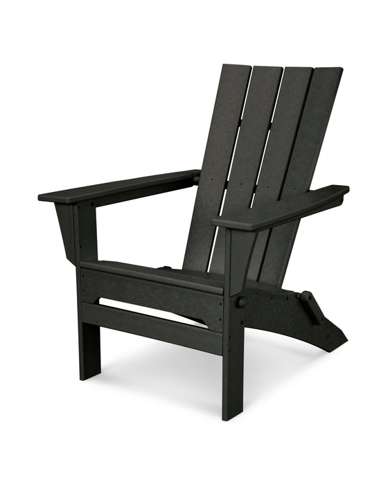 POLYWOOD Quattro Folding Adirondack in Black image