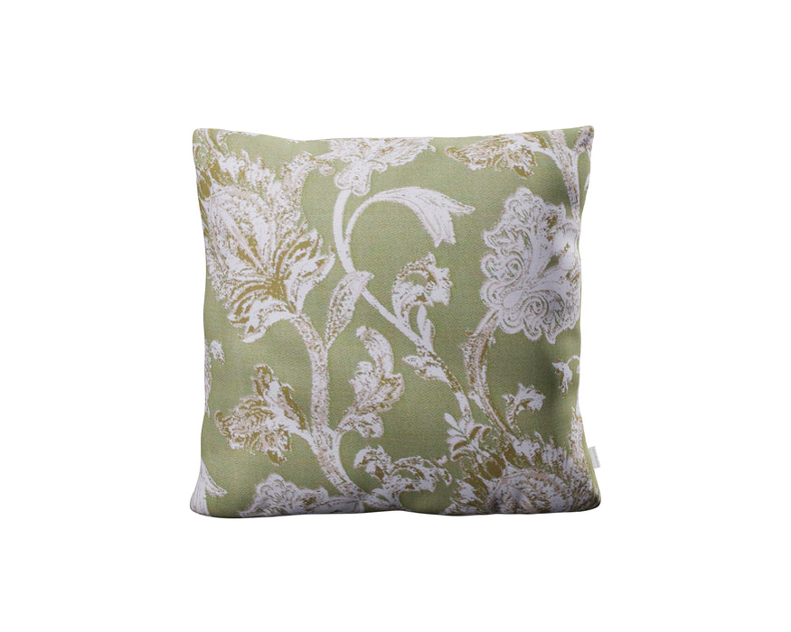 Ateeva 20" Outdoor Throw Pillow in Botanical Gardens Pistachio