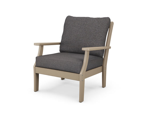 POLYWOOD Braxton Deep Seating Chair in Vintage Sahara / Ash Charcoal image