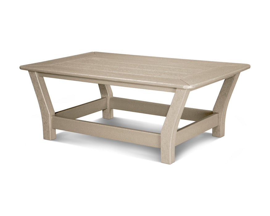 POLYWOOD Harbour Slat Coffee Table in Sand