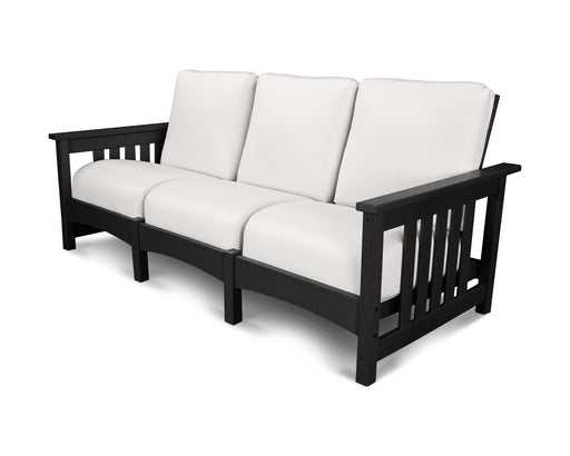 POLYWOOD Mission Sofa in Black / Bird's Eye image