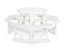 POLYWOOD Park 36" Round Picnic Table in White image