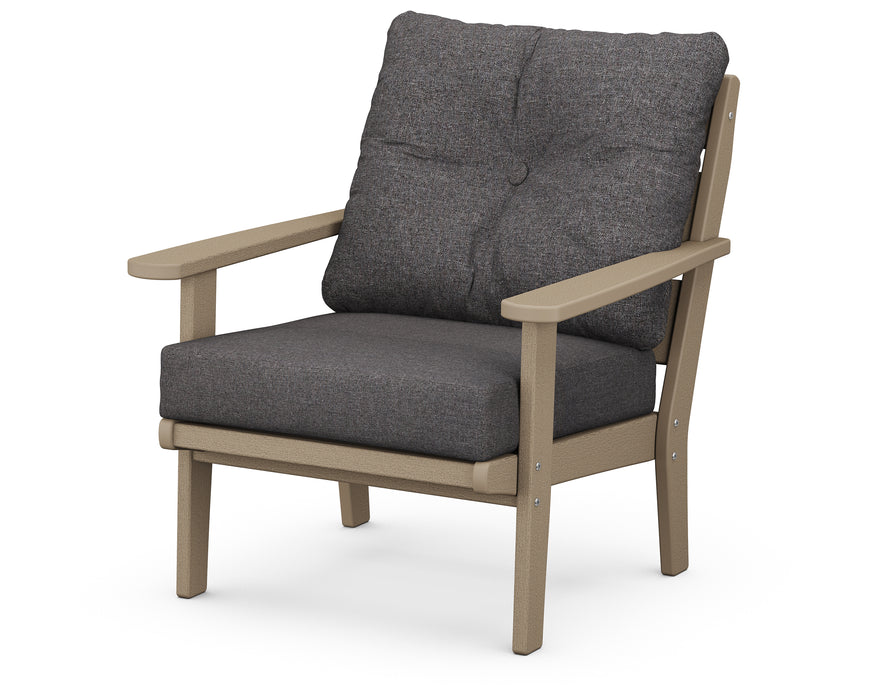 POLYWOOD Lakeside Deep Seating Chair in Vintage Sahara / Ash Charcoal image