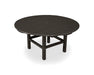 POLYWOOD Round 37" Conversation Table in Vintage Coffee image
