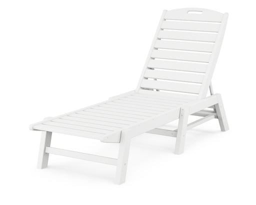 POLYWOOD Nautical Chaise in White image