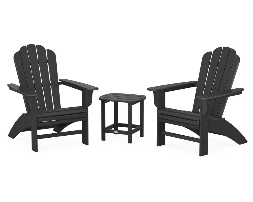 Country Living Country Living Curveback Adirondack Chair 3-Piece Set in Black image