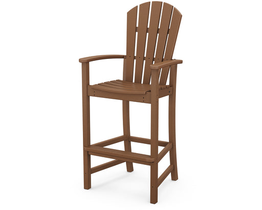 POLYWOOD Palm Coast Bar Chair in Teak image