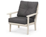 POLYWOOD Lakeside Deep Seating Chair in Sand / Ash Charcoal image