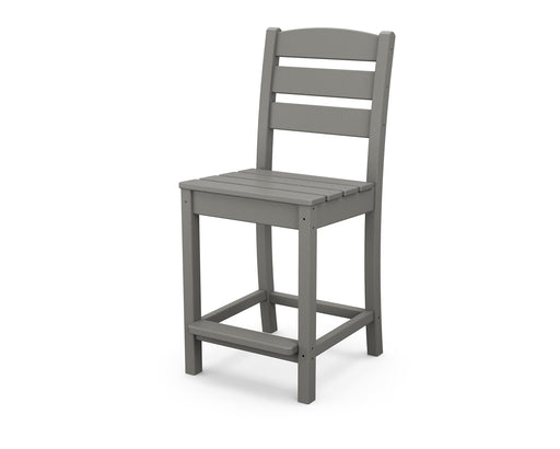 POLYWOOD Lakeside Counter Side Chair in Slate Grey image