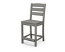 POLYWOOD Lakeside Counter Side Chair in Slate Grey image