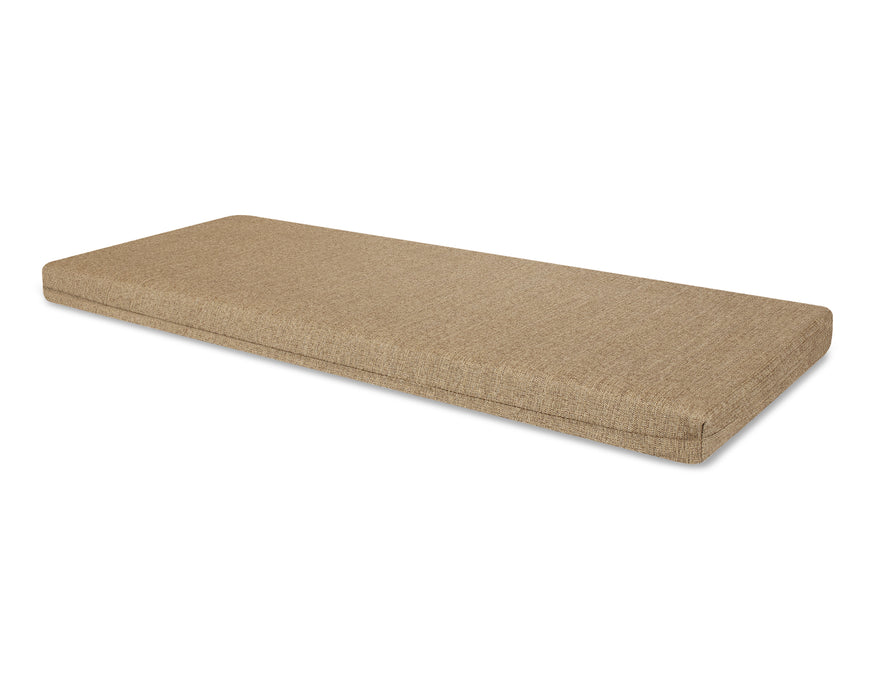 POLYWOOD Seat Cushion - 17.5"D x 55"W x 2.5"H in Sesame image