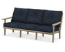 POLYWOOD Lakeside Deep Seating Sofa in Vintage Sahara / Marine Indigo image