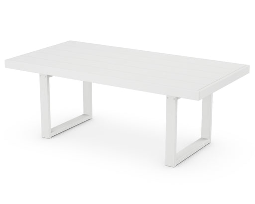 POLYWOOD EDGE 39" x 78" Dining Table in White image