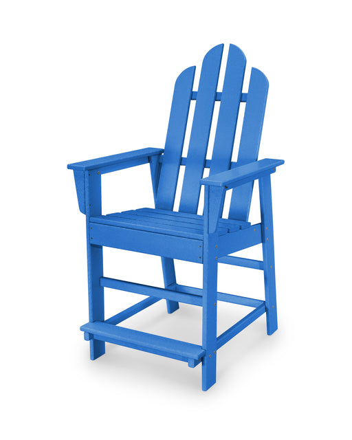 POLYWOOD Long Island Counter Chair in Pacific Blue image