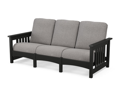 POLYWOOD Mission Sofa in Black / Grey Mist image