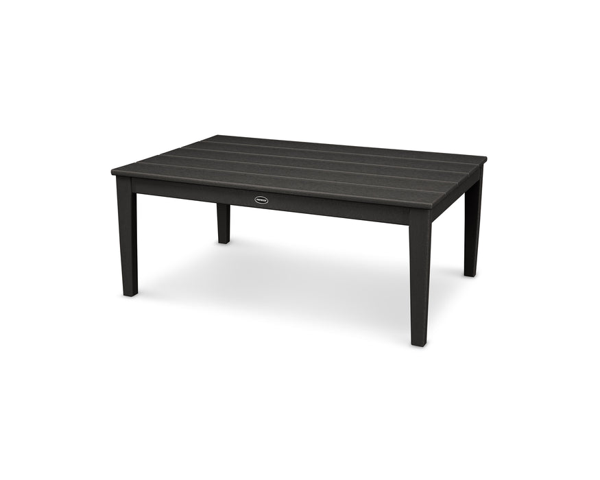 POLYWOOD Newport 28" x 42" Coffee Table in Black image