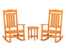 POLYWOOD Presidential 3-Piece Rocker Set in Tangerine image