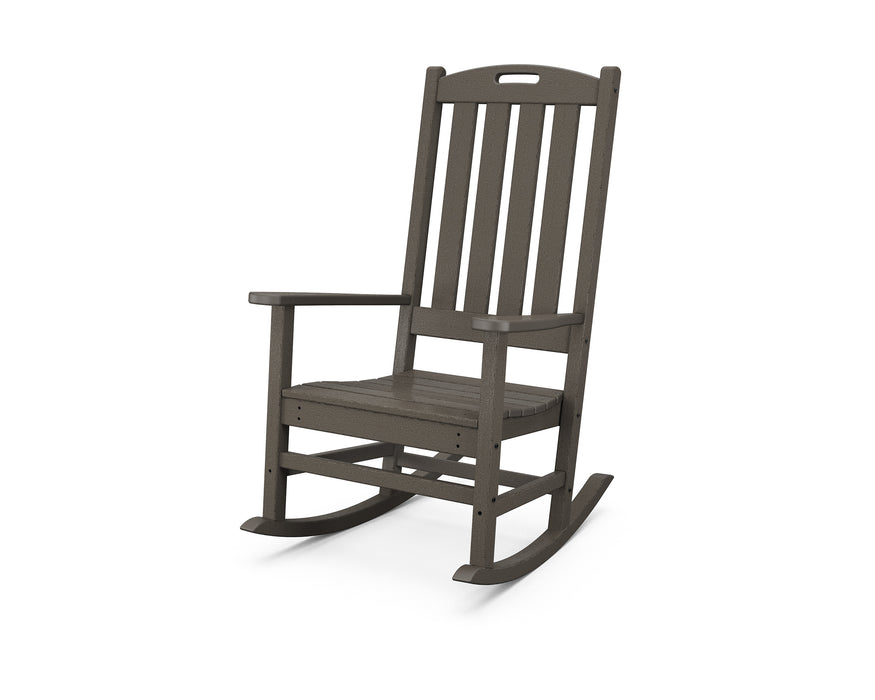 POLYWOOD Nautical Porch Rocking Chair in Vintage Coffee image