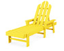 POLYWOOD Long Island Chaise in Lemon image