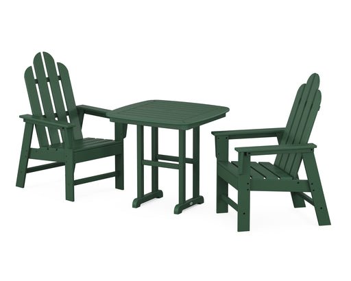 POLYWOOD Long Island 3-Piece Dining Set in Green image