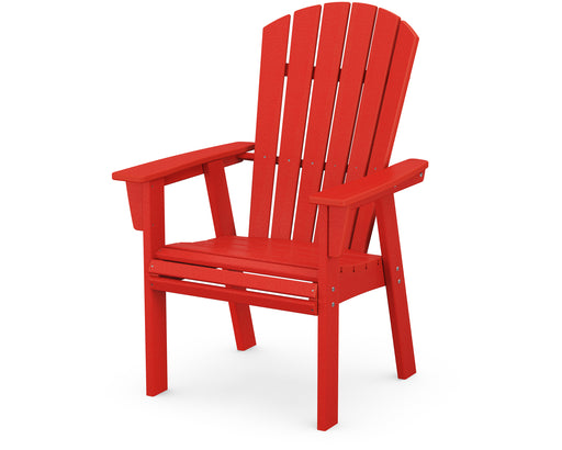 POLYWOOD Nautical Curveback Upright Adirondack Chair in Sunset Red image
