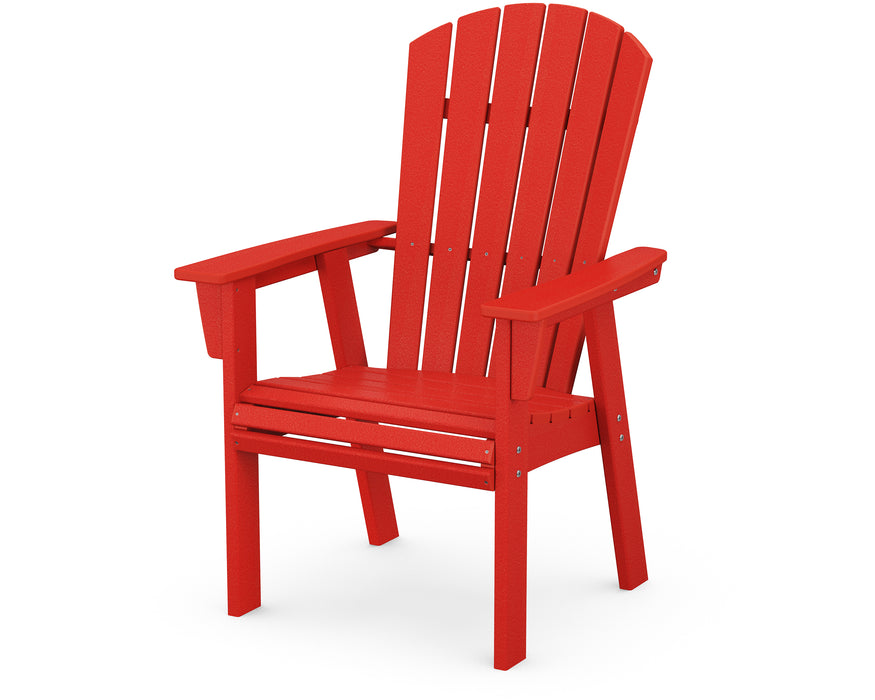 POLYWOOD Nautical Curveback Upright Adirondack Chair in Sunset Red image