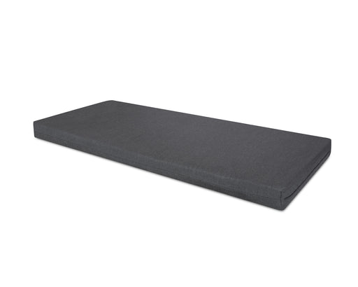 POLYWOOD Seat Cushion - 17.25"D x 43.5"W x 2.5"H in Spectrum Carbon image