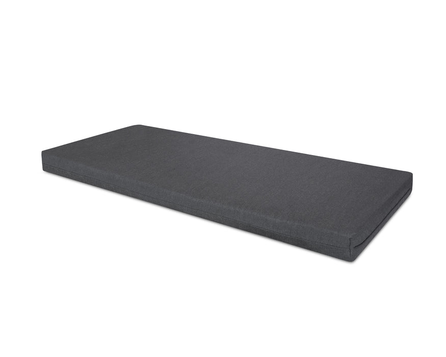 POLYWOOD Seat Cushion - 18.5"D x 43.5"W x 2.5"H in Spectrum Carbon image