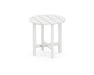 POLYWOOD Round 18" Side Table in White image