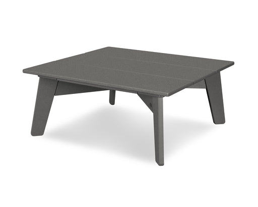 POLYWOOD Riviera Modern Conversation Table in Slate Grey image