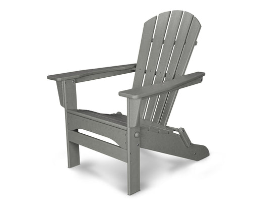 POLYWOOD Palm Coast Folding Adirondack in Slate Grey image