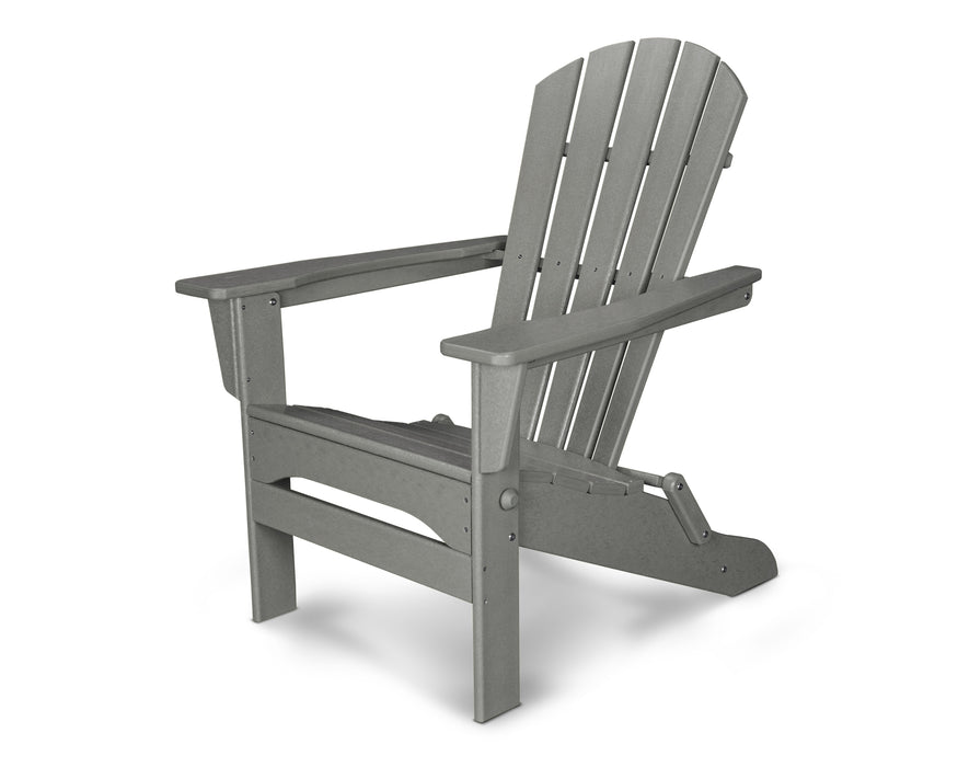 POLYWOOD Palm Coast Folding Adirondack in Slate Grey image