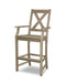 POLYWOOD Braxton Bar Arm Chair in Vintage Sahara image