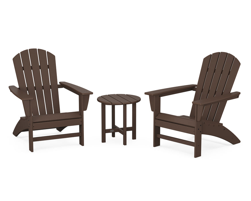 POLYWOOD Nautical 3-Piece Adirondack Set in Mahogany image