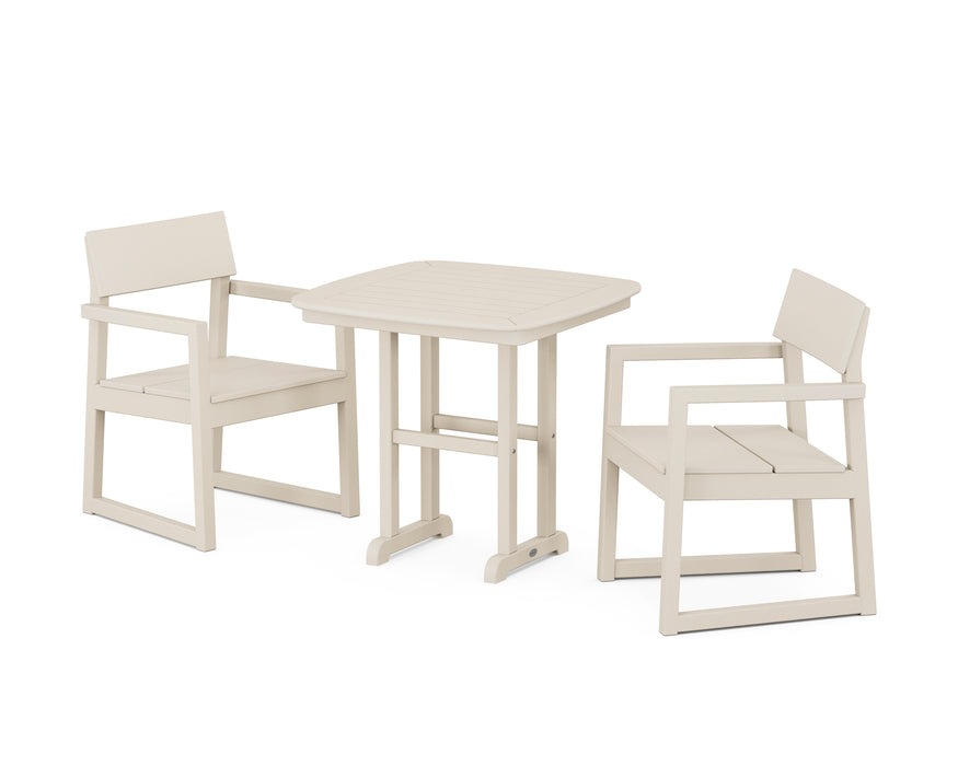 POLYWOOD EDGE 3-Piece Dining Set in Sand image