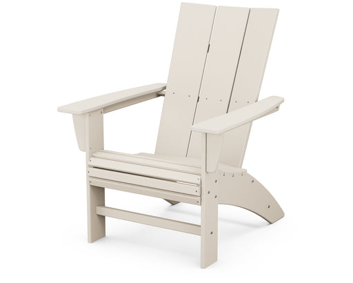 POLYWOOD Modern Curveback Adirondack Chair in Sand image