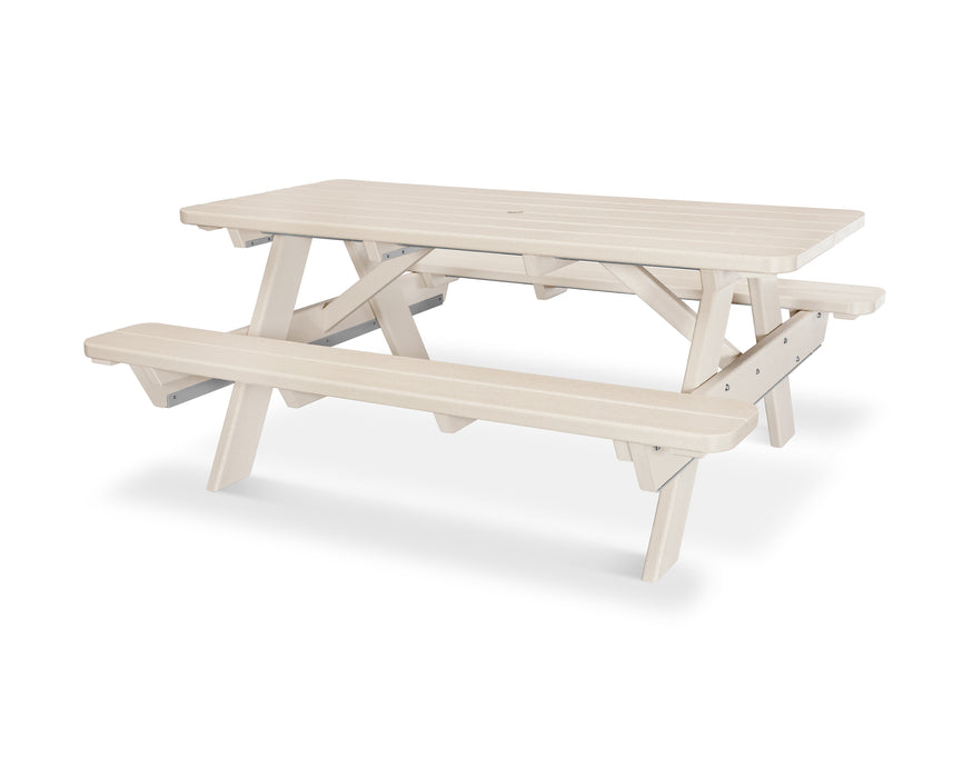 POLYWOOD Park 72" Picnic Table in Sand image